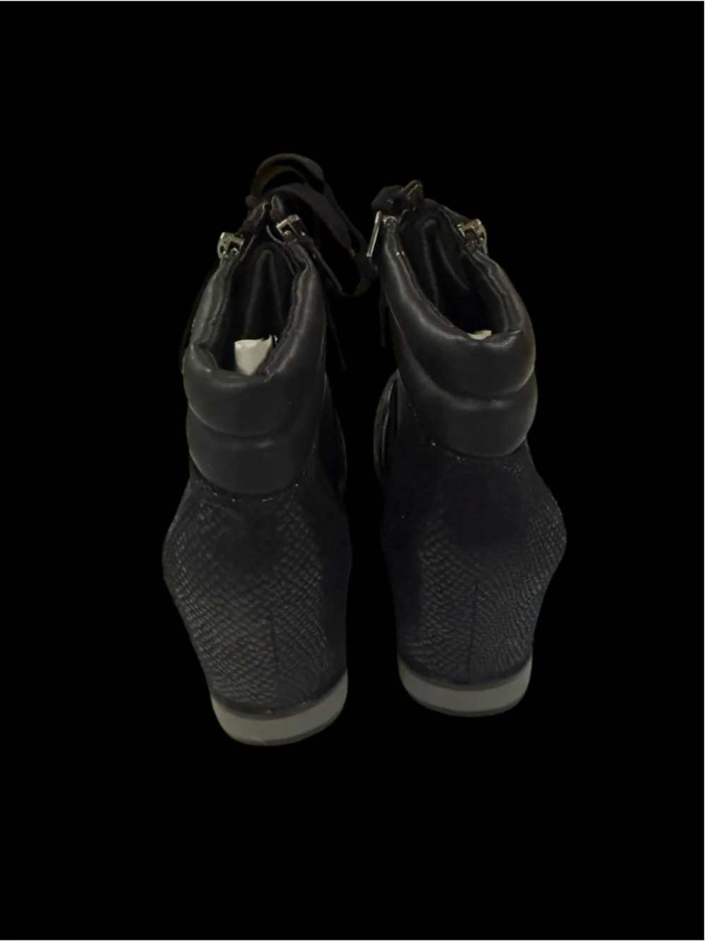 Women's Forever Link Wedge Sneakers Black Size 9